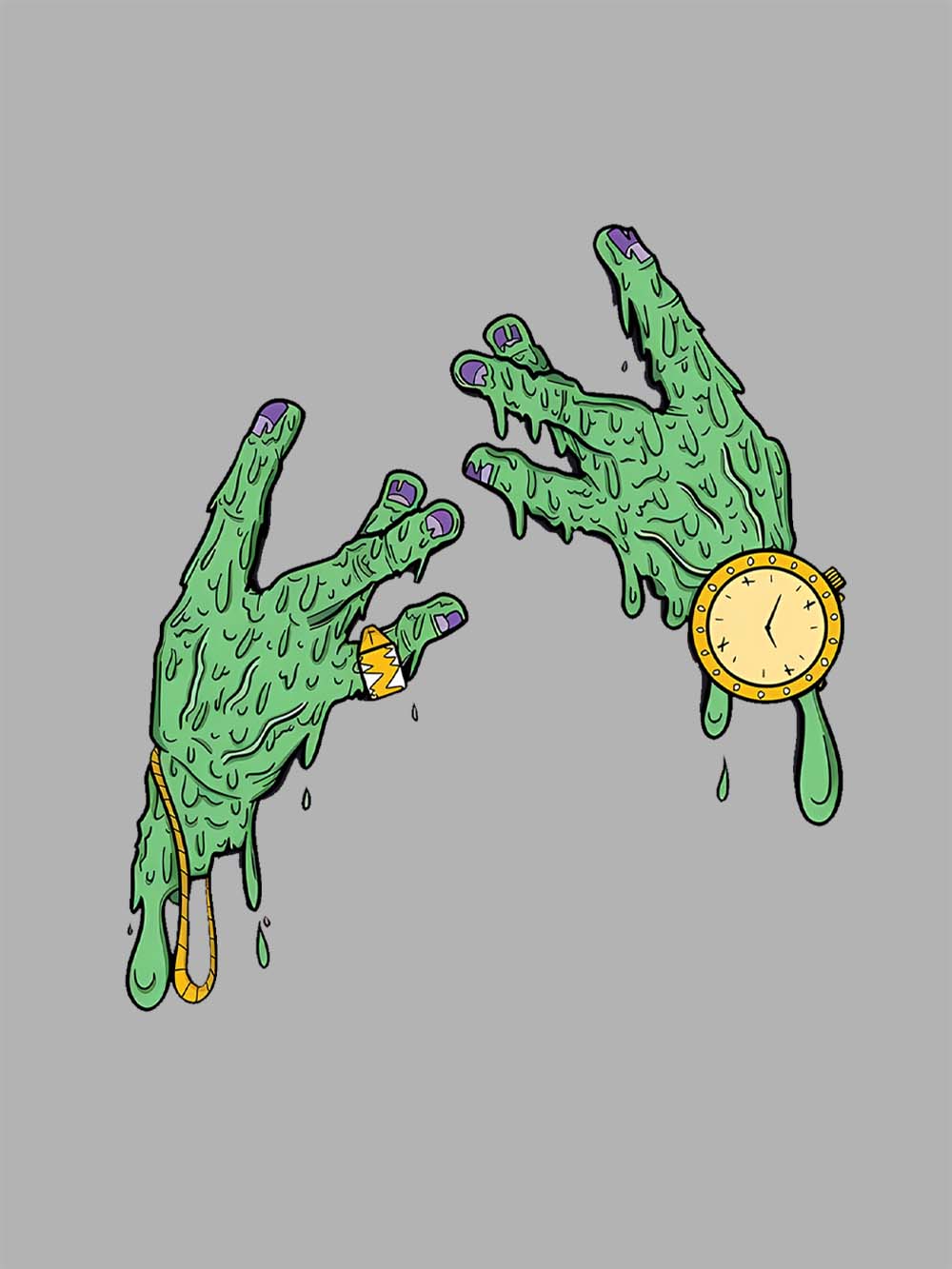 Melting Hands Washed Tshirt