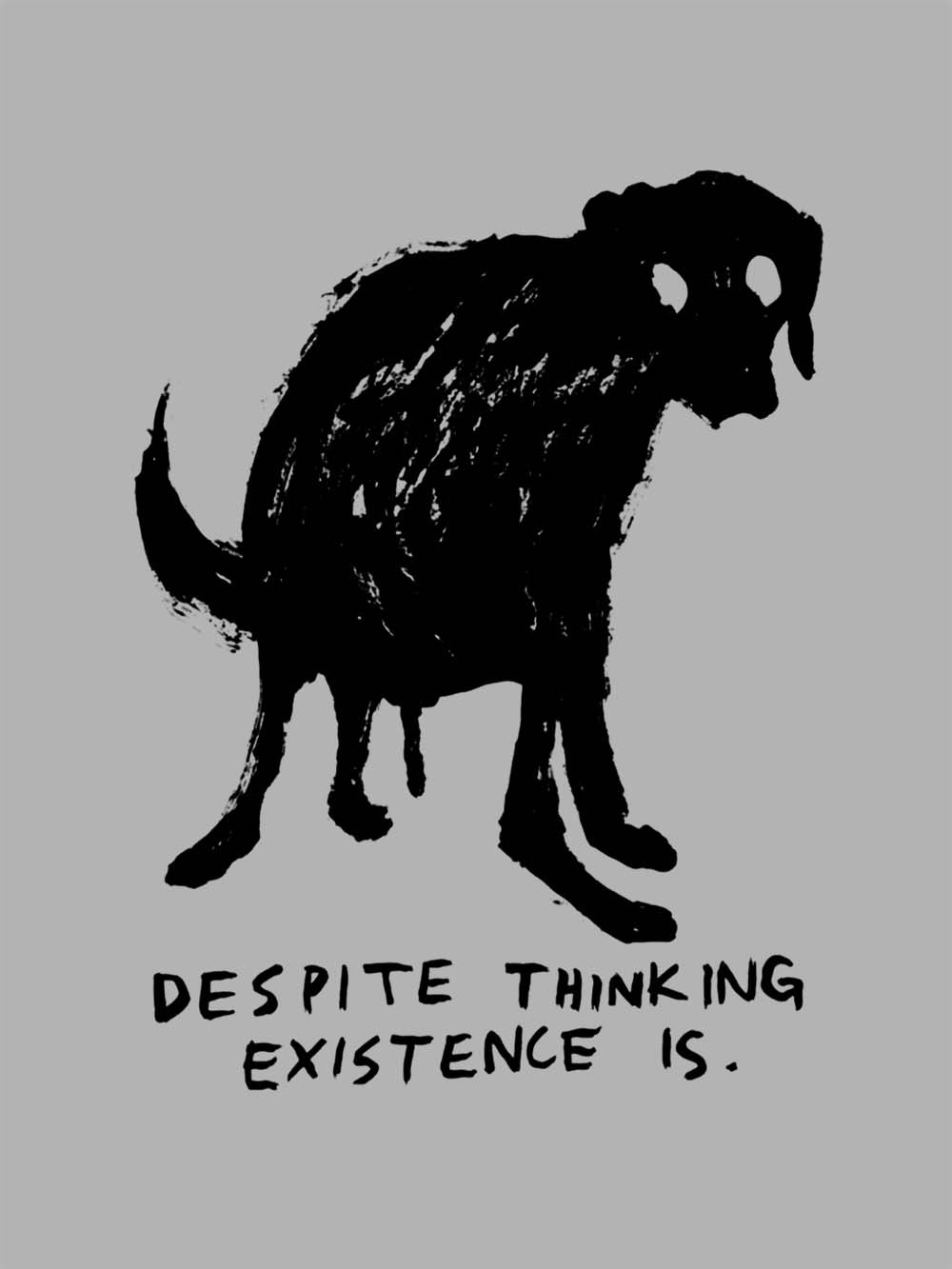 Bespite Thinking Existence Is Washed Tshirt