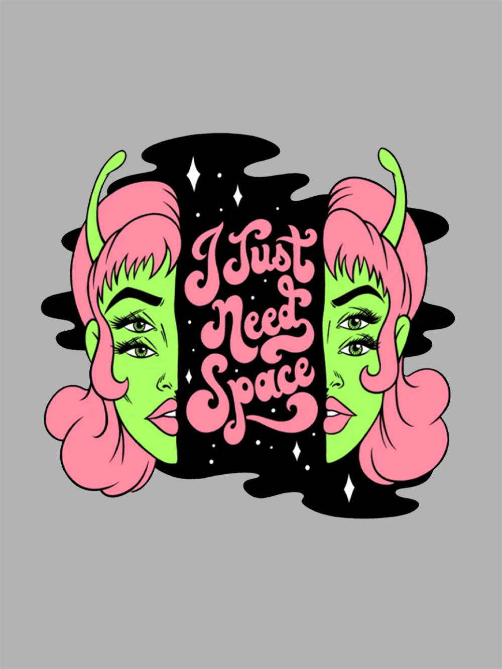 I Just Need Space Washed Tshirt