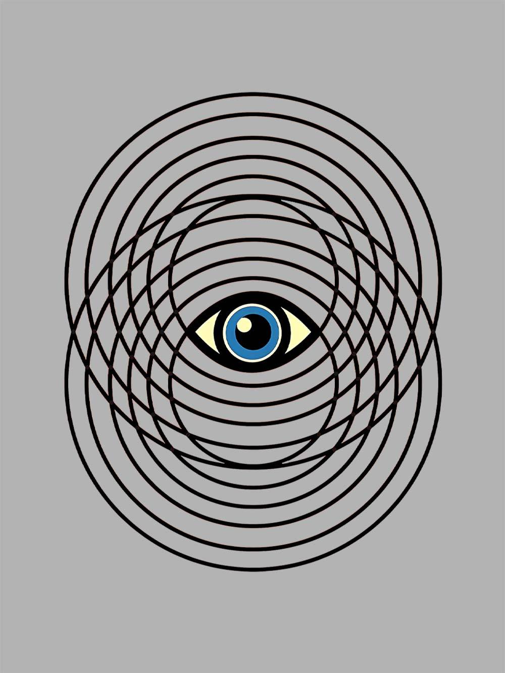 Eye Of Illusion Washed Tshirt