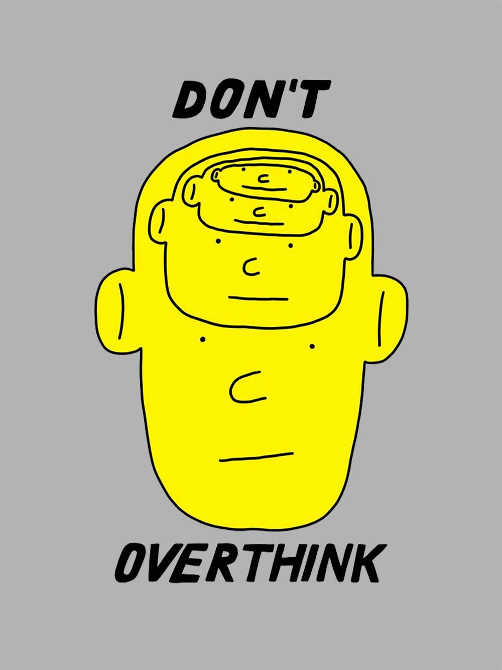 Don't Overthink Washed Tshirt