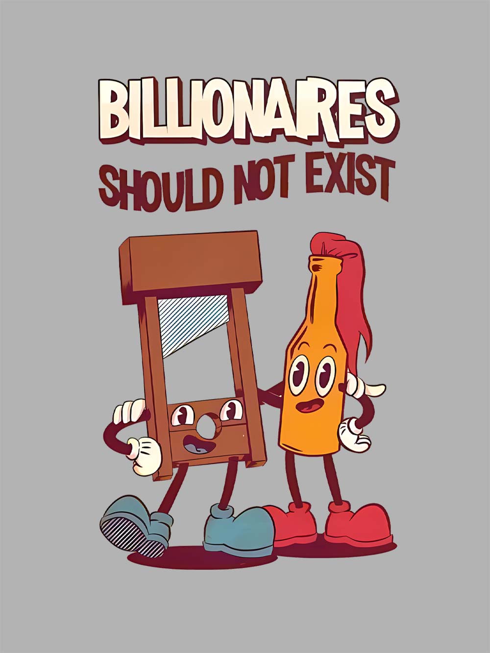 Billionaires Should Not Exist Washed Tshirt