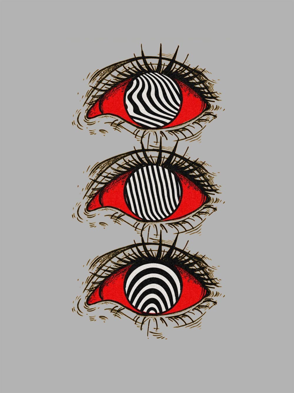 Hypnotic Gaze Washed Tshirt
