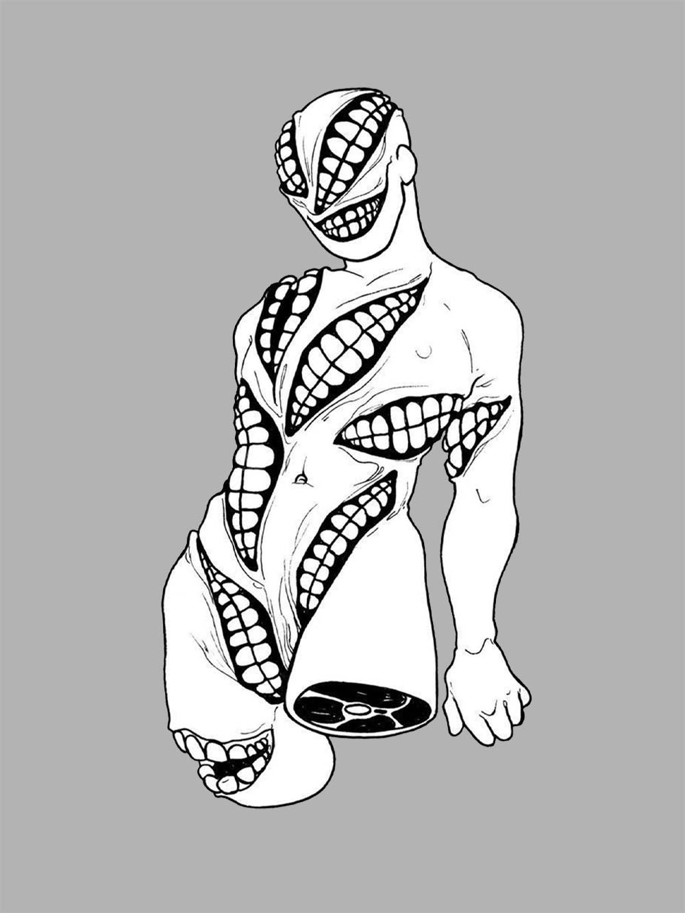 Toothed Entity Washed Tshirt