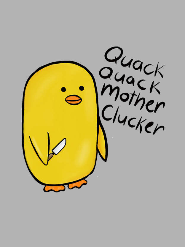 Quack Quack Mother Clucker Washed Tshirt