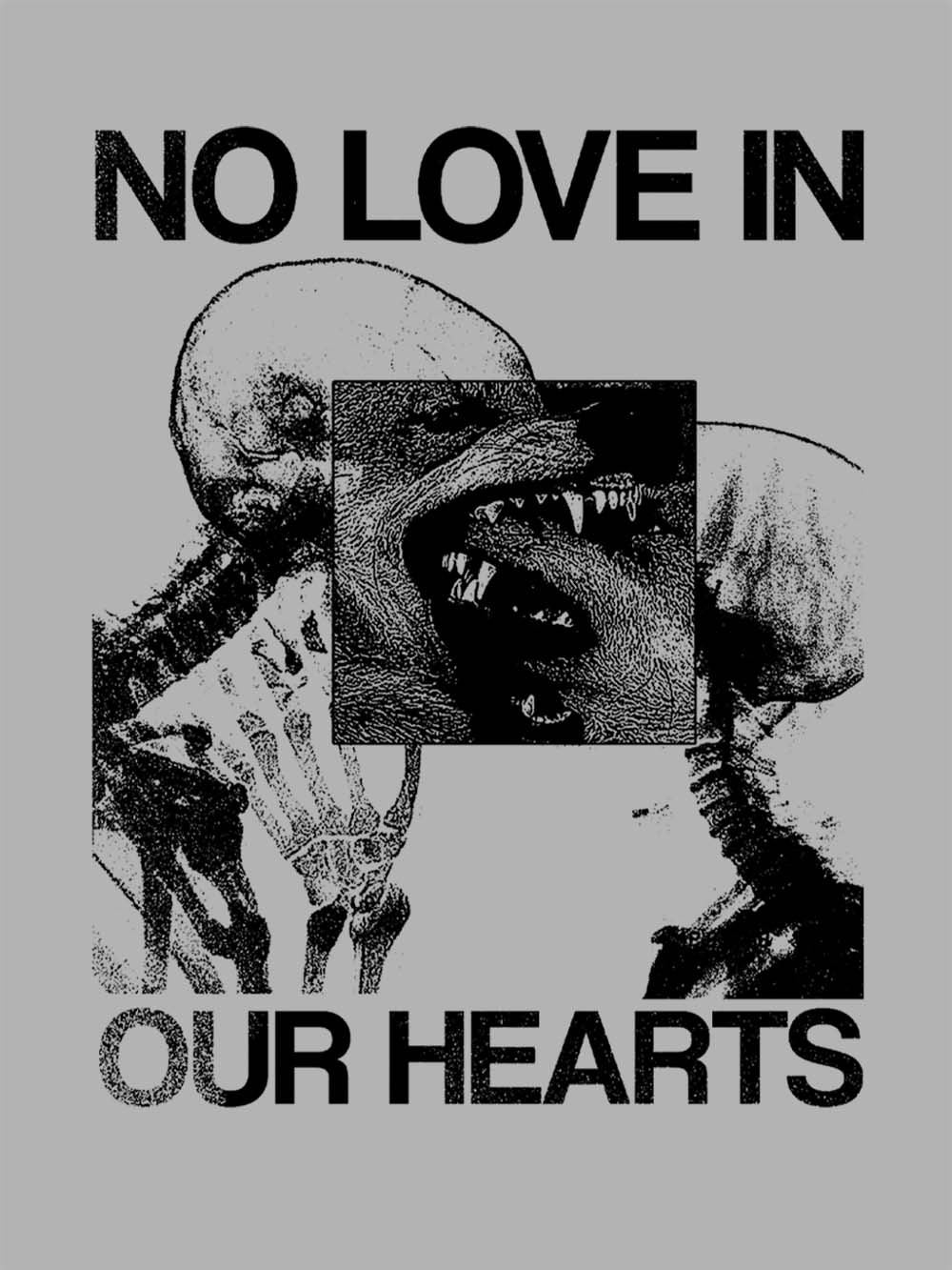 No Love In Our Hearts Washed Tshirt