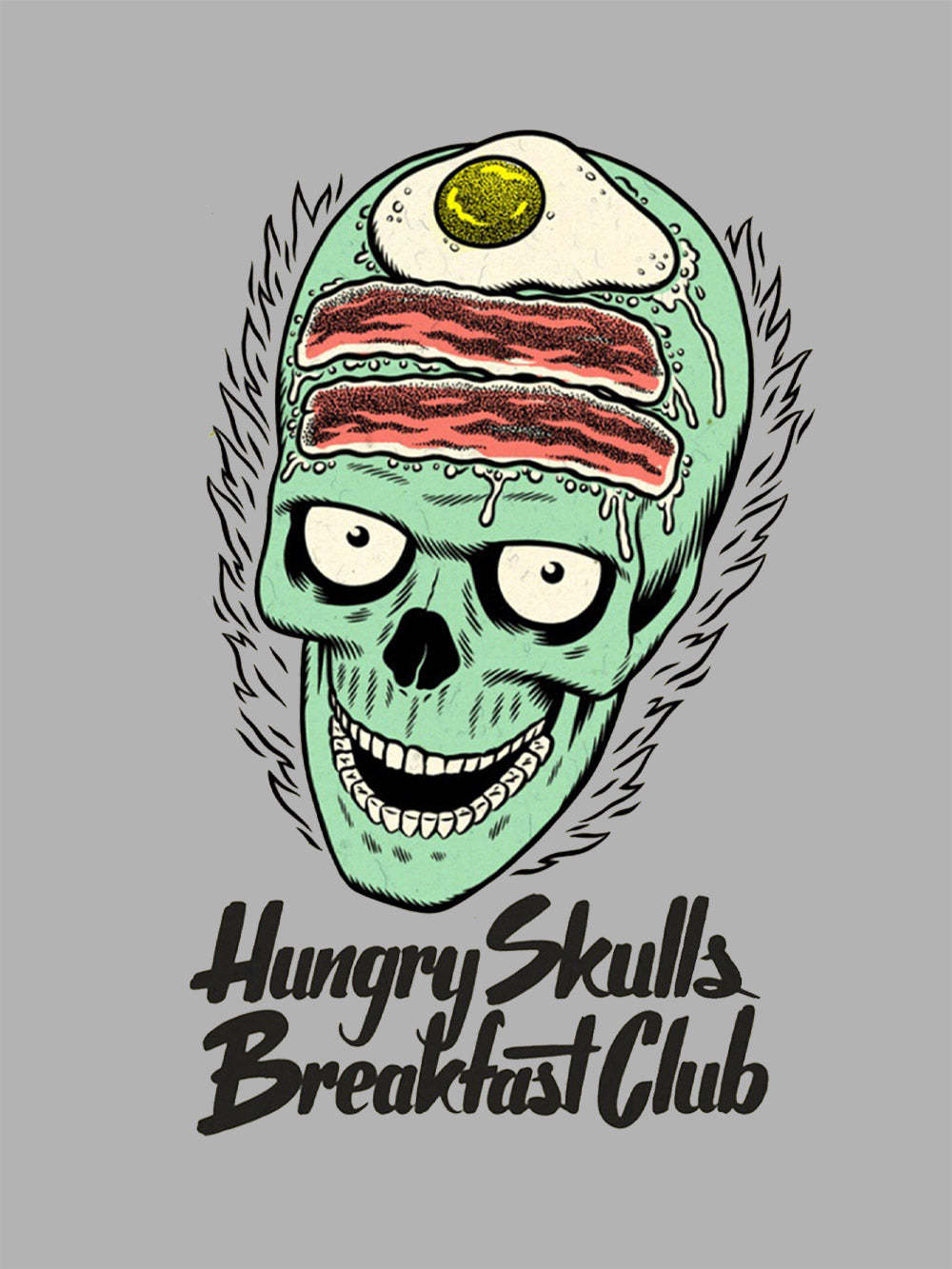 Hungry Skull's Breakfast Club Washed Tshirt