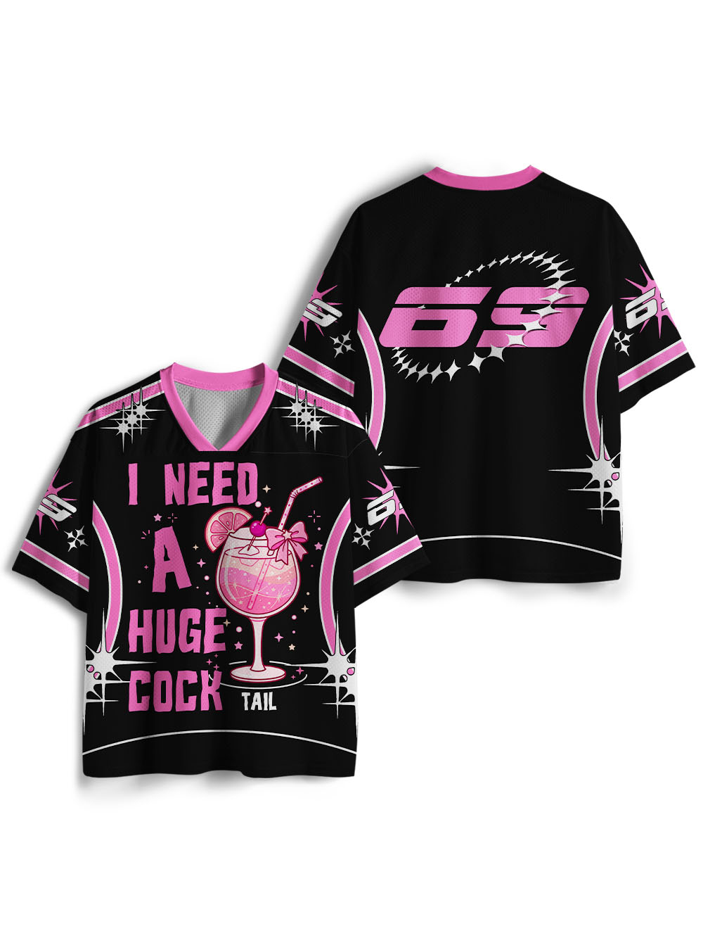 I NEED A HUGE COCKTAIL MESH JERSEY