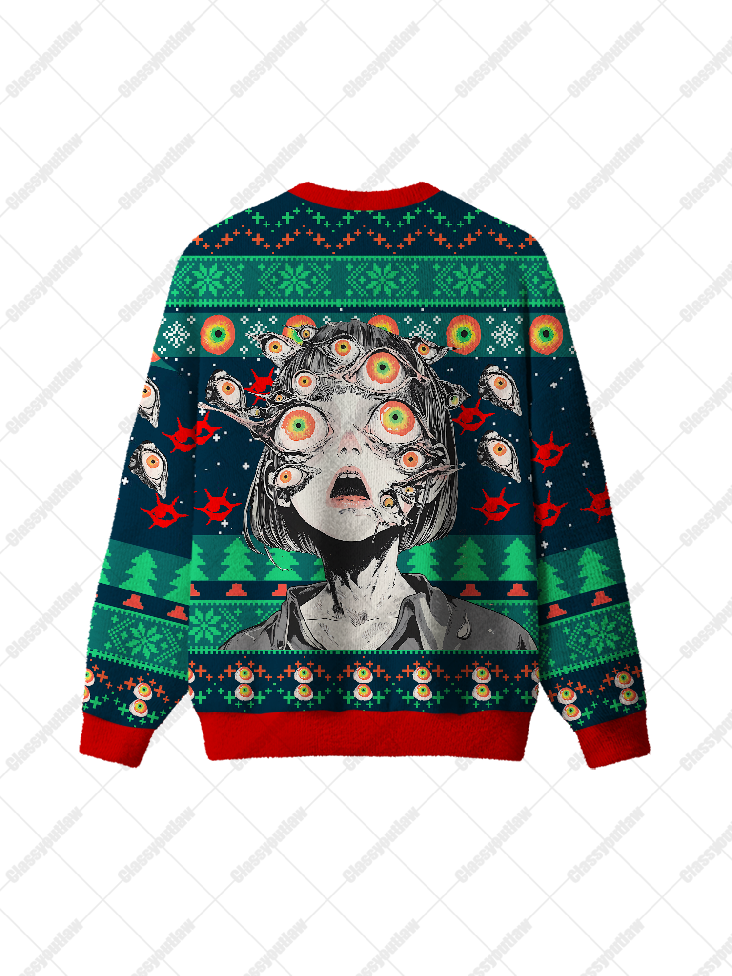 Multitude Of Gazes UGLY CHRISTMAS SWEATSHIRT