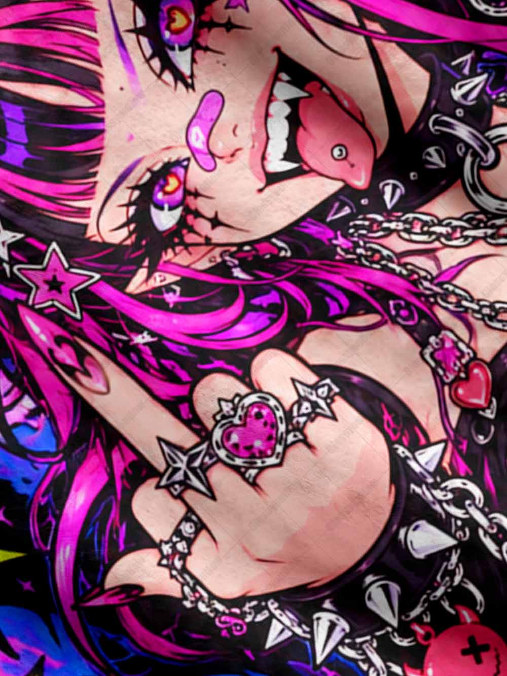 DEMON ANIME UGLY CARDIGAN SWEATERS