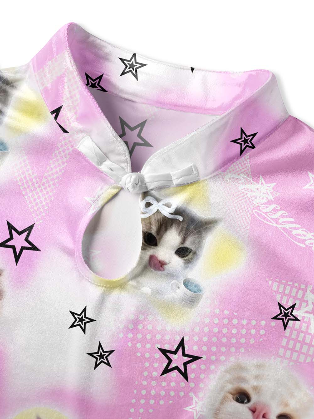 STAR KITTEN QIPAO MINI DRESS