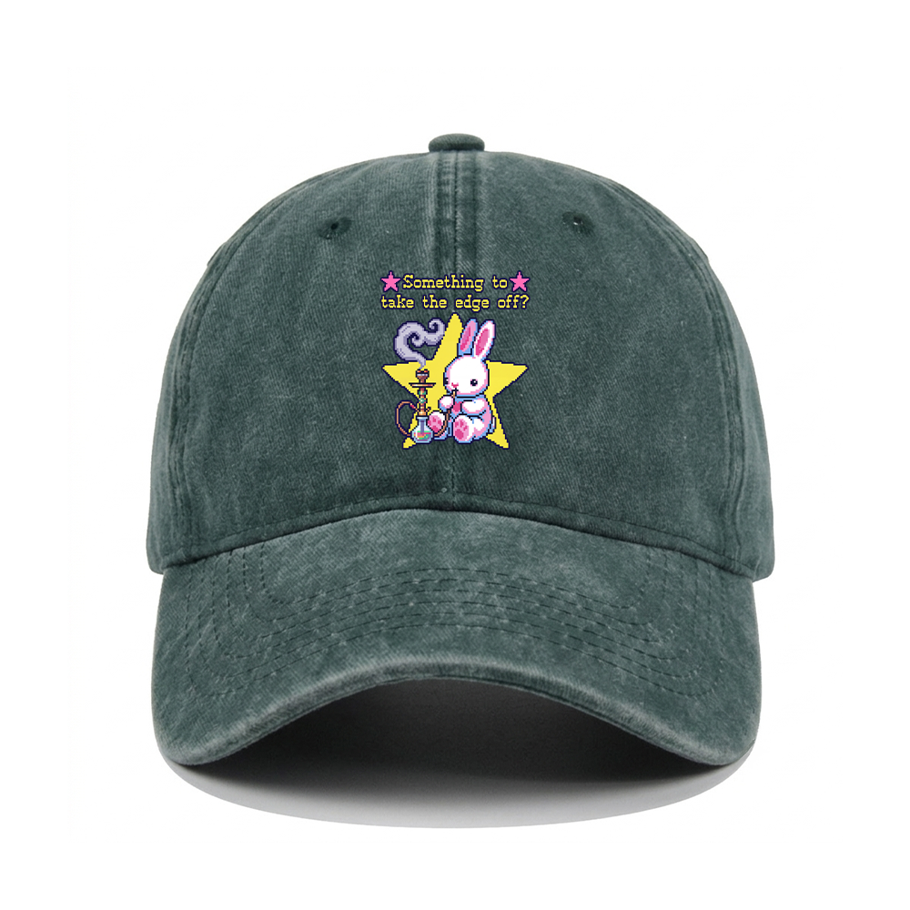 SOMETHING TO TAKE THE EDGE OFF WASHED VINTAGE BASEBALL CAP