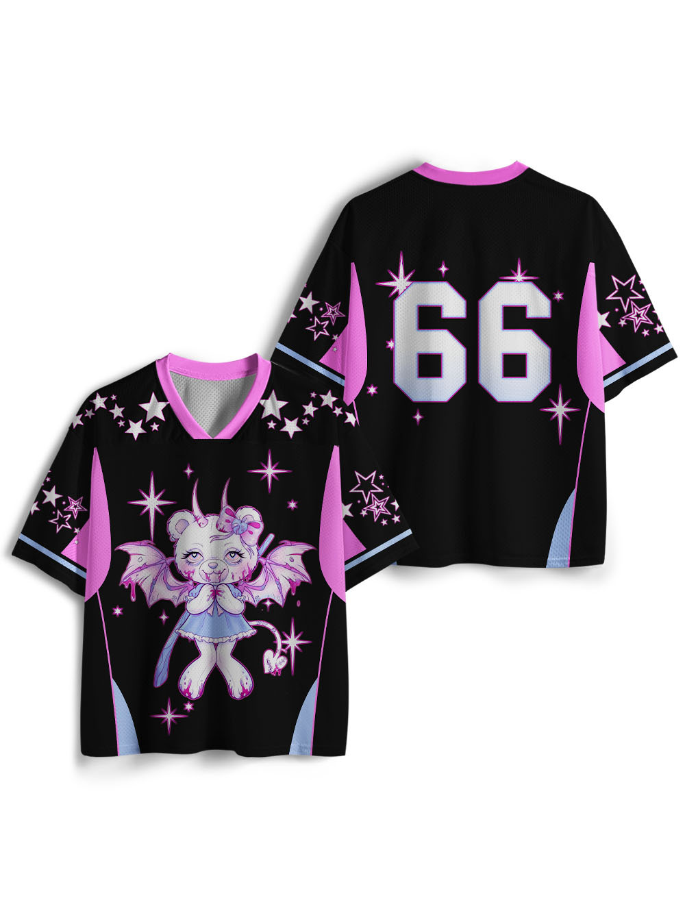 Bleeding Teddy Bear Mesh Jersey