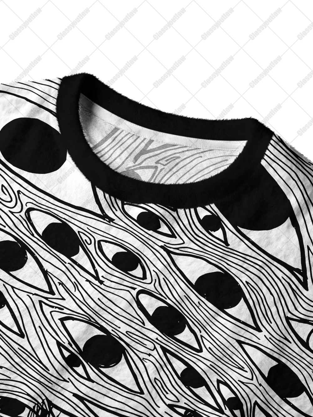 FOREST OF EYES KNIT SWEATSHIRT