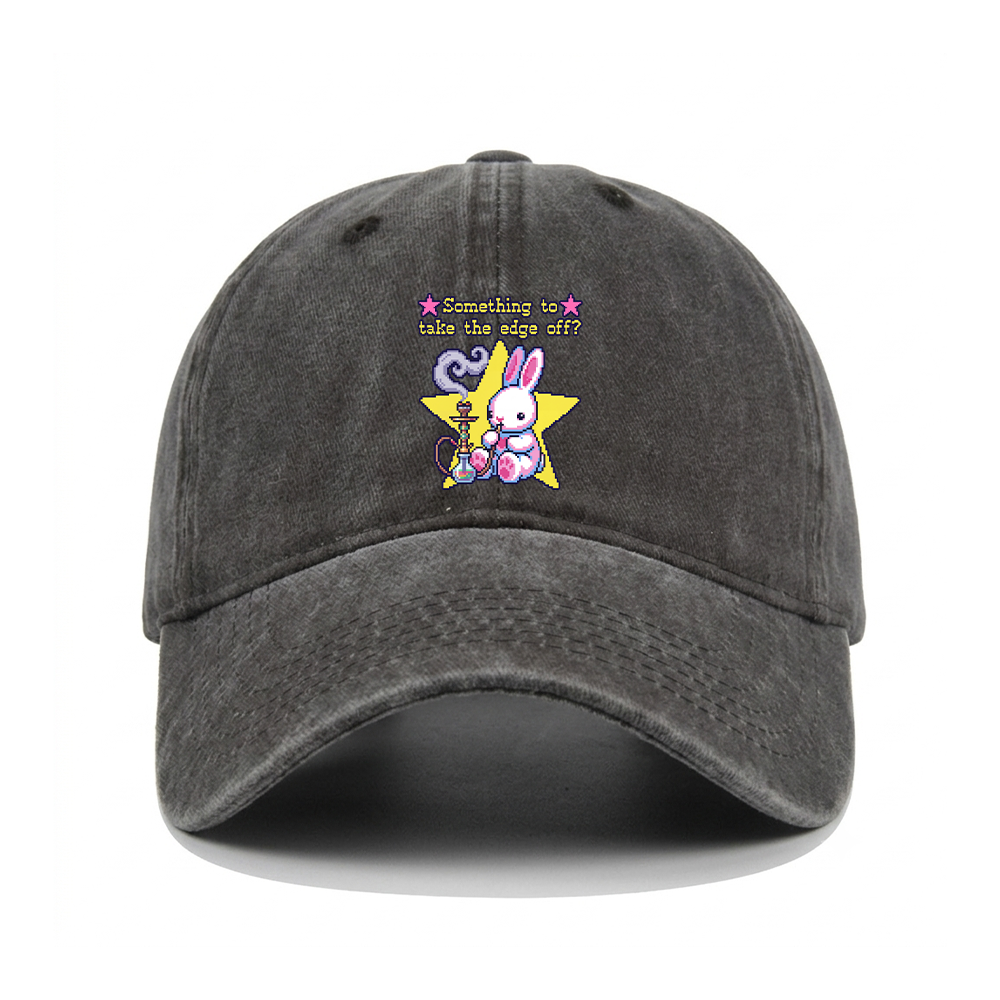 SOMETHING TO TAKE THE EDGE OFF WASHED VINTAGE BASEBALL CAP