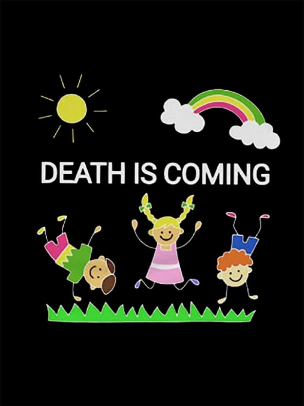 Death Is Coming Washed Tshirt