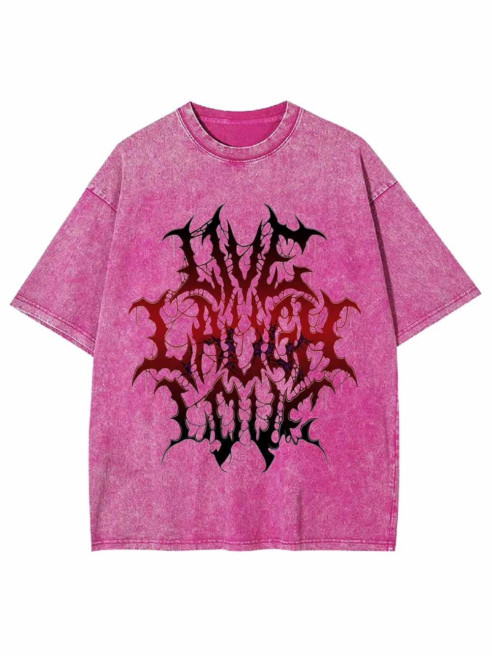 Live Laugh Love Washed Tshirt