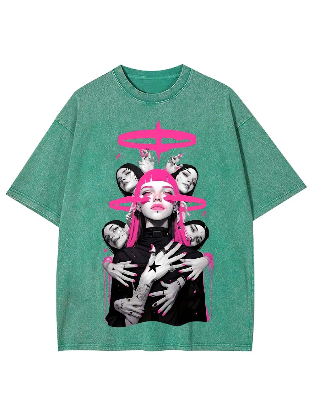 Neon Divinity Washed Tshirt