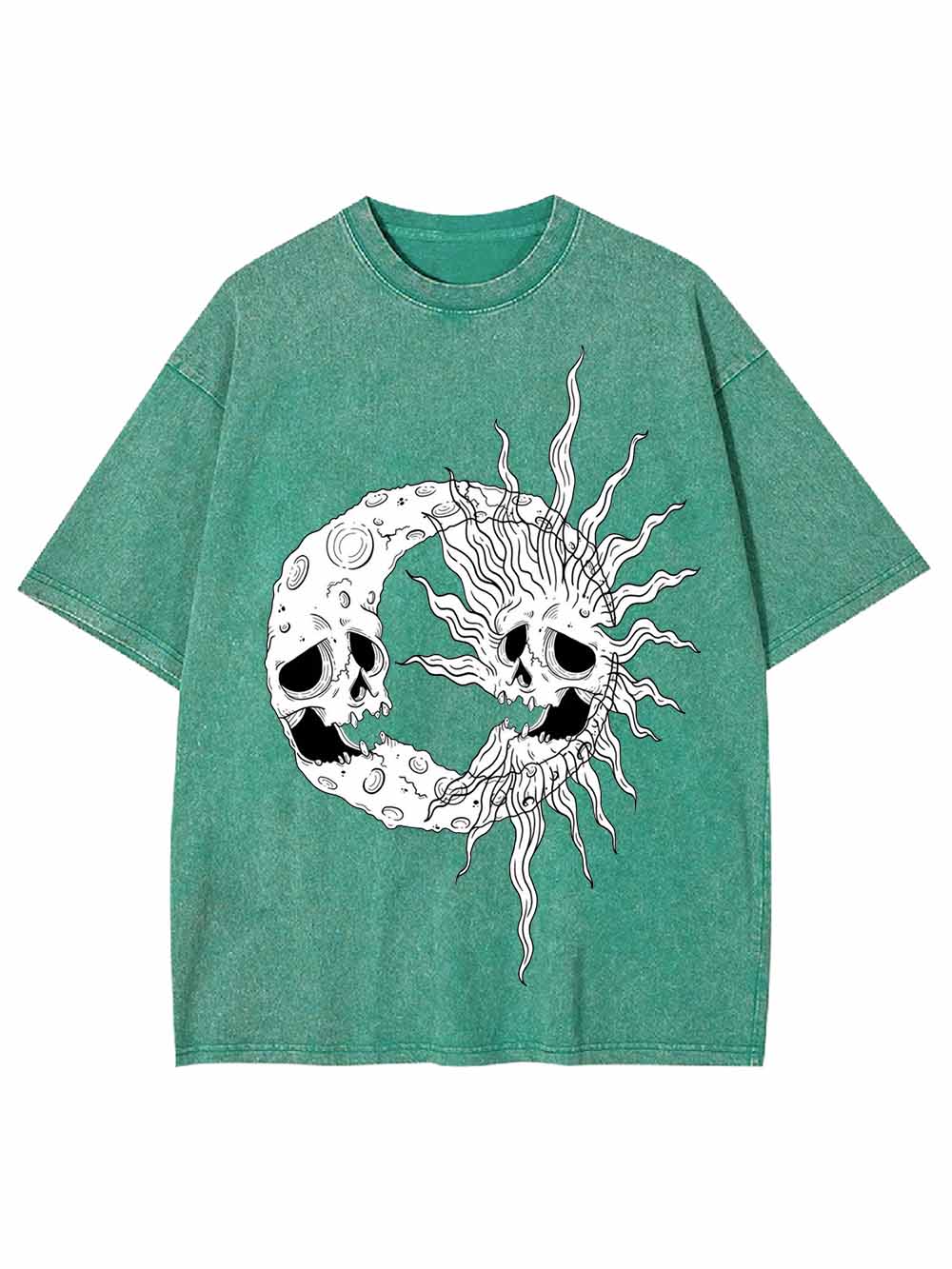 Celestial Skull Washed Tshirt