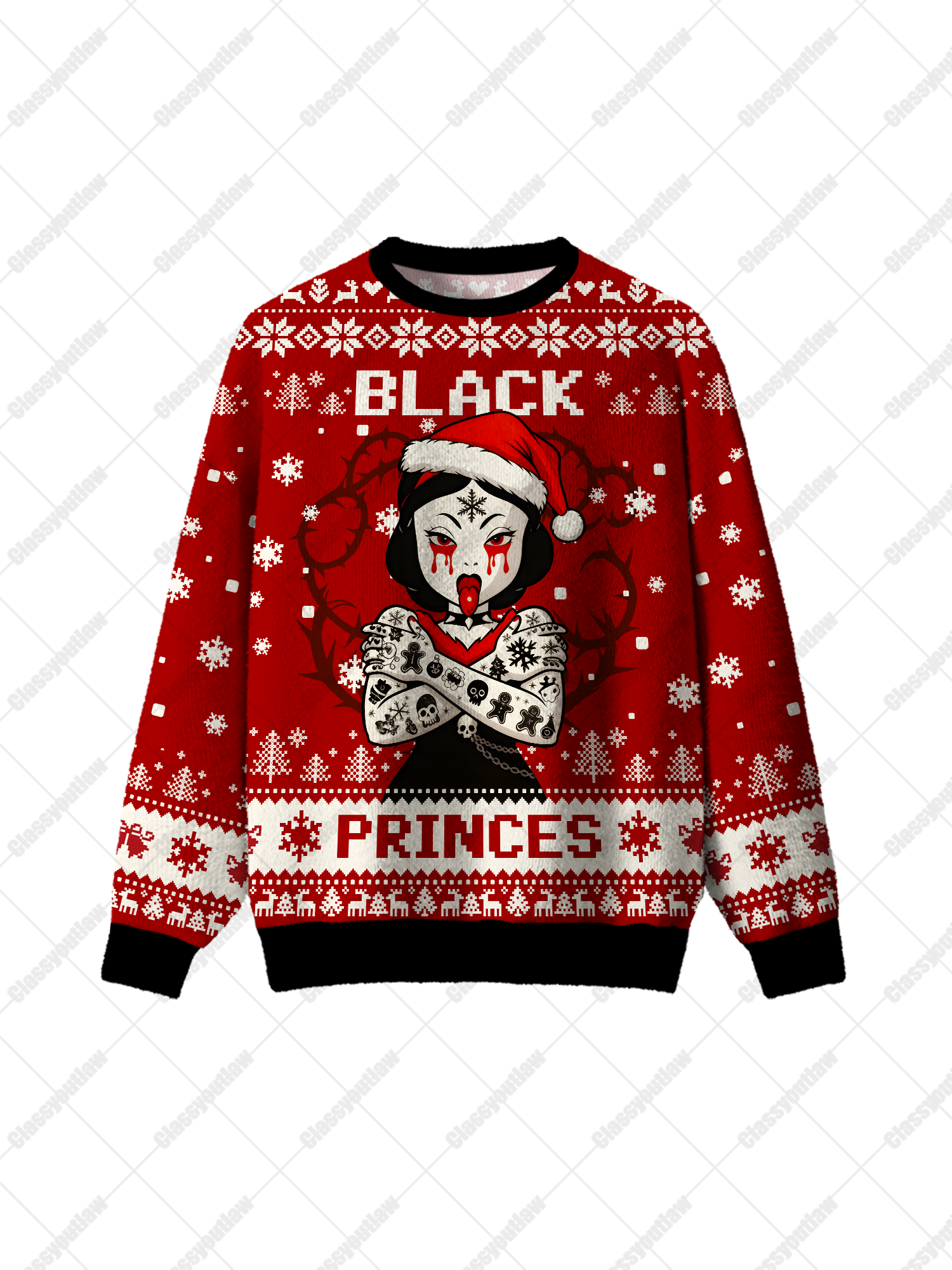 Dark Princess UGLY CHRISTMAS SWEATSHIRT