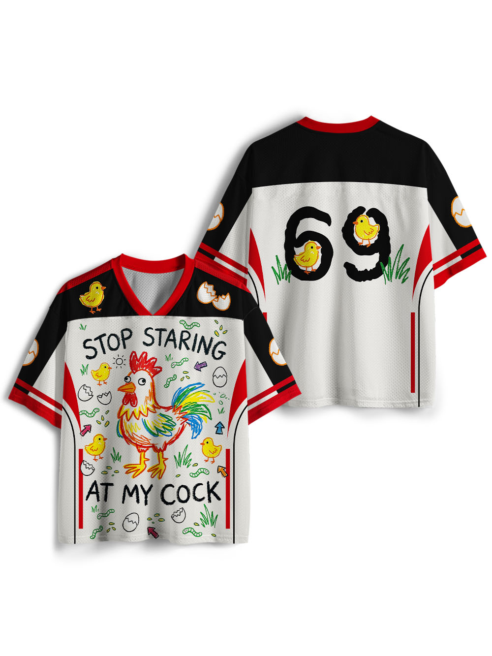 STOP STARING AT MY COCK Mesh Jersey