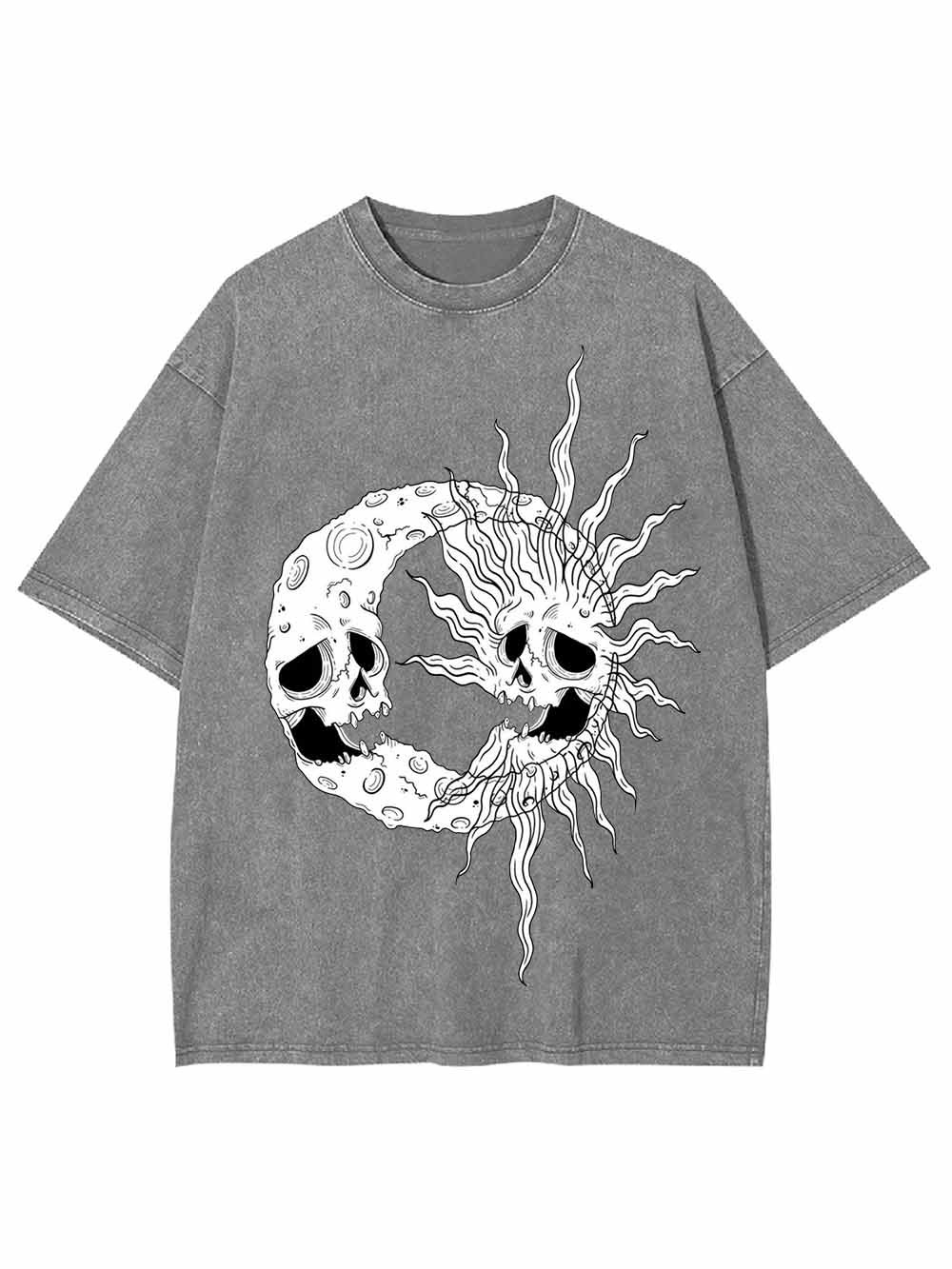 Celestial Skull Washed Tshirt