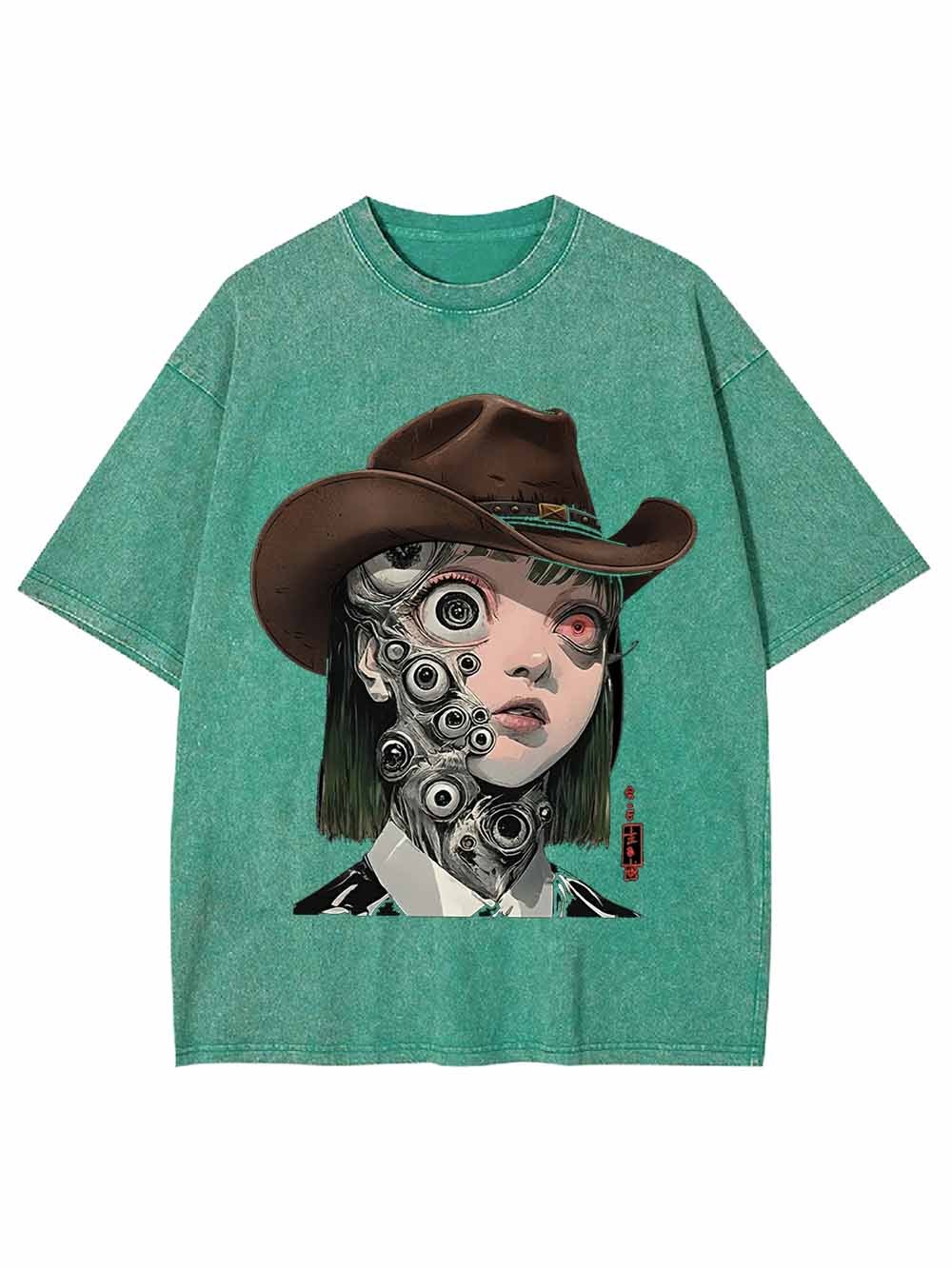 Cyber Cowboy Washed Tshirt