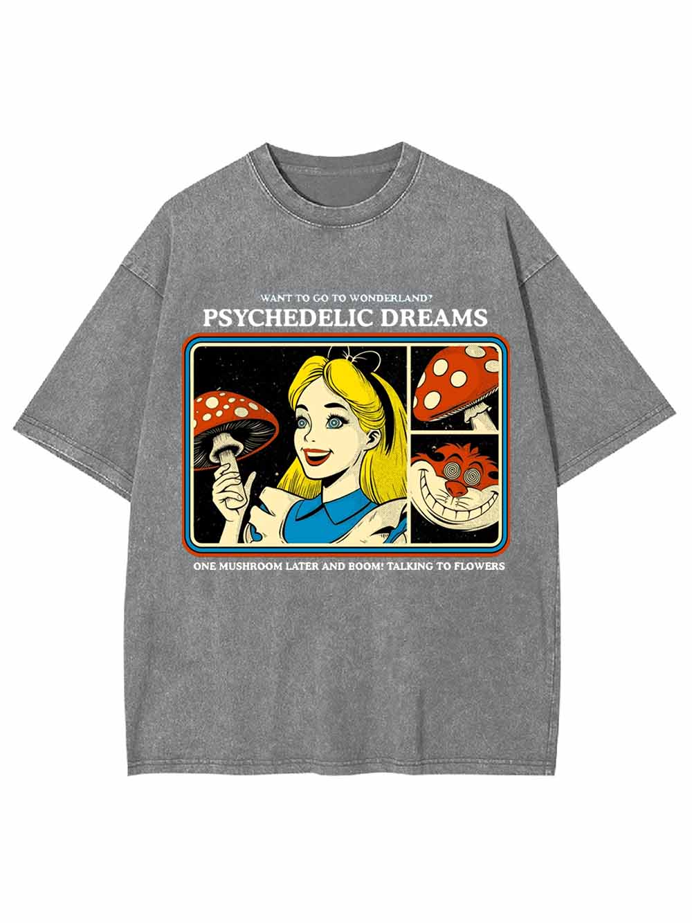 PSYCHEDELIC  DREAMS WASHED TSHIRT