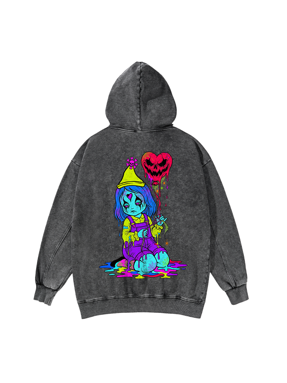SPOOKY DOLL WASHED HOODIE