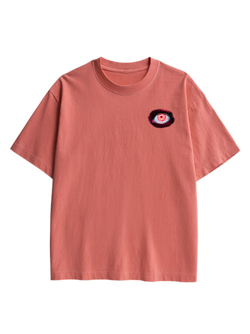 The Allure Of A Thousand Eyes Double Sided Print Washed TShirt