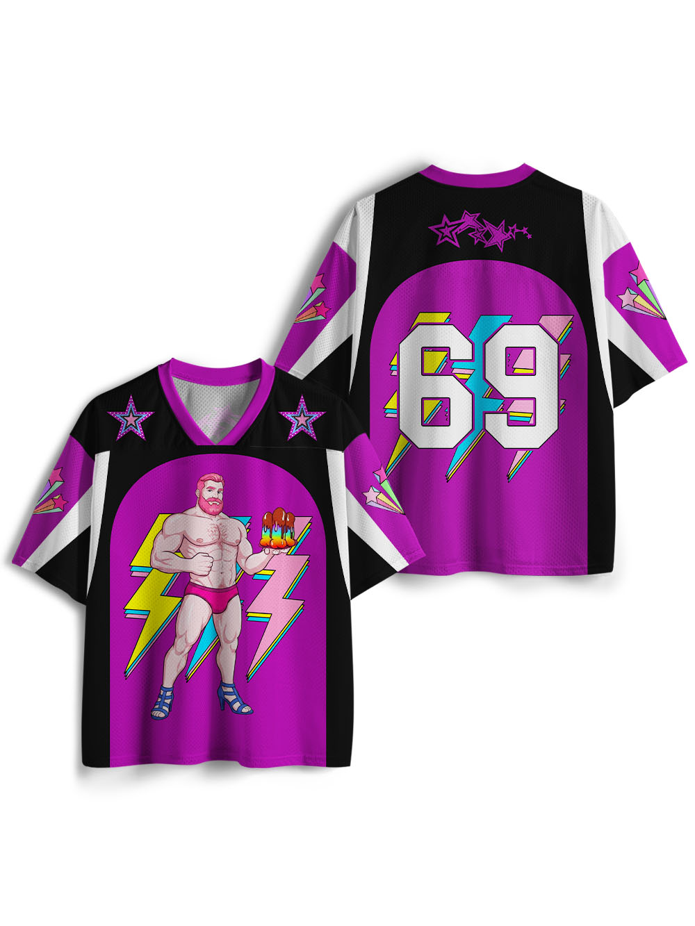 LIGHTNING MUSCLE POP MESH JERSEY