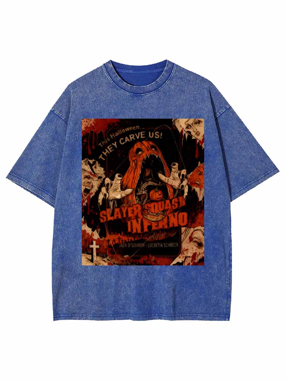 Slayer Squash Inferno Washed Tshirt