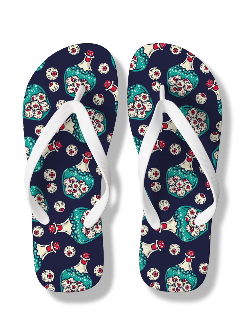 EYE OF THE POTION FLIP FLOPS
