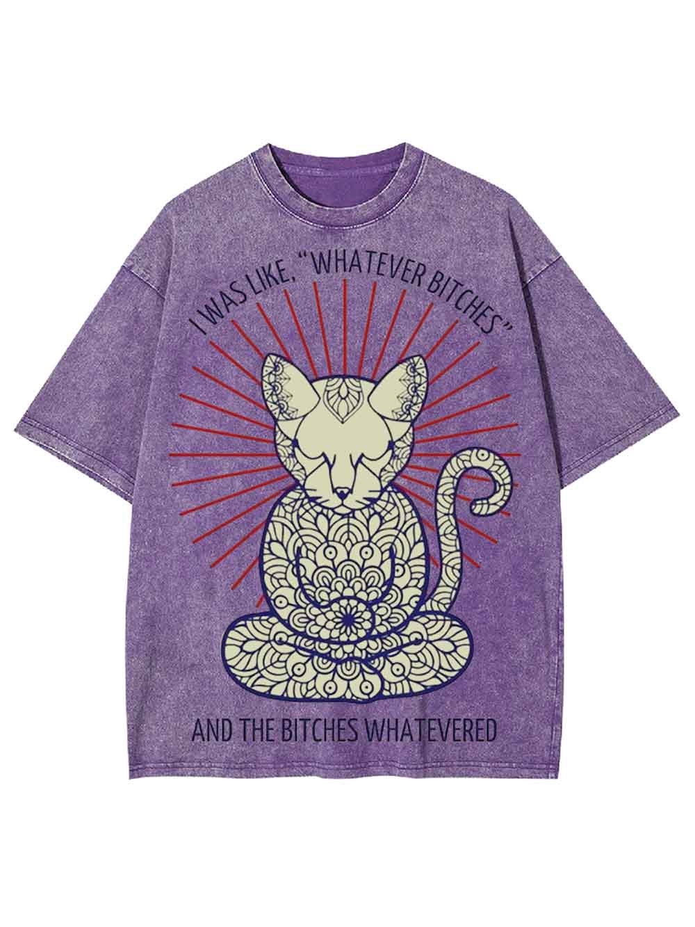 I Was Like, 'whatever Bitches Washed Tshirt