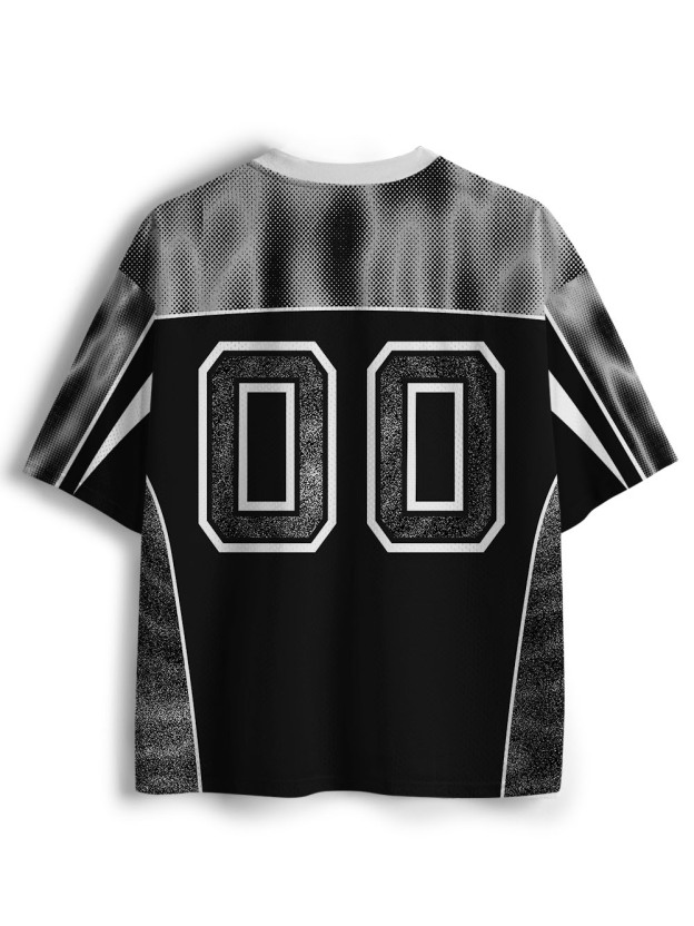 Cat With Cigarette Mesh Jersey