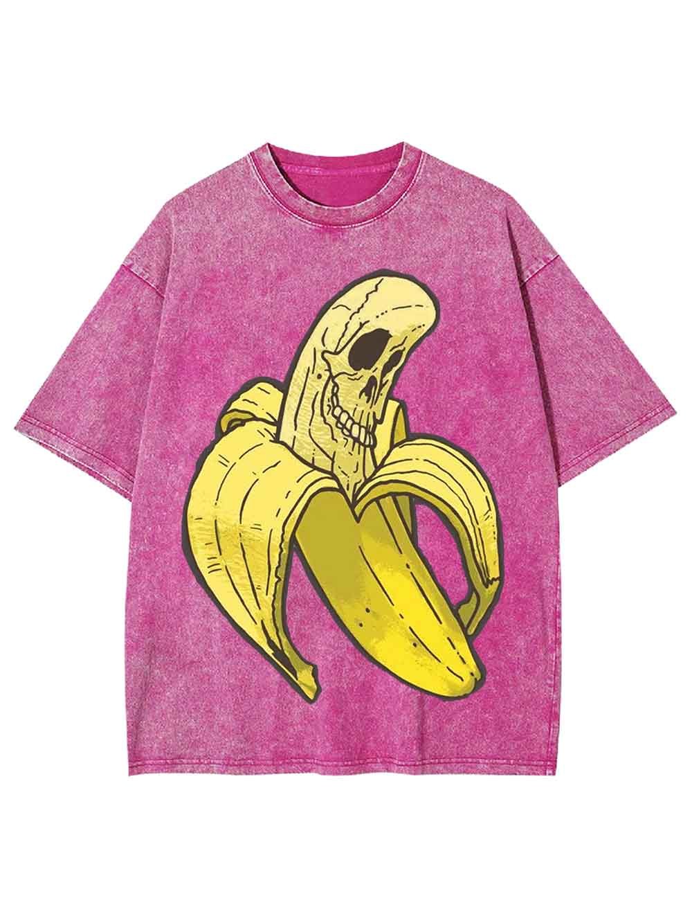 Banana Skull Washed Tshirt
