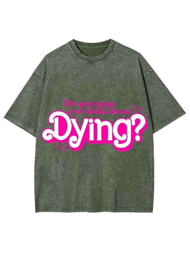 DYING WASHED TSHIRT