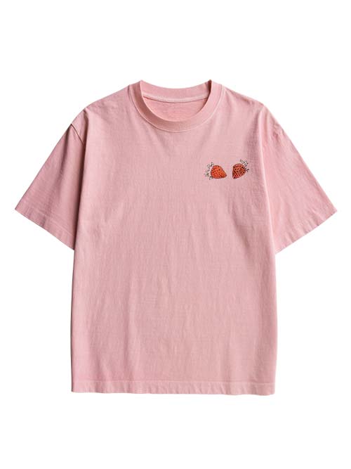 Strawberry Jams But My Glock Don't Double Sided Print Washed TShirt