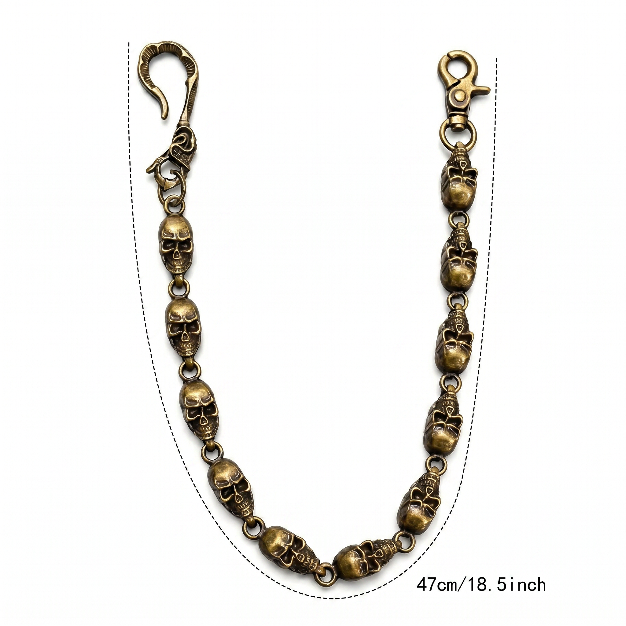 METAL SKULL CLO PANTS CHAIN