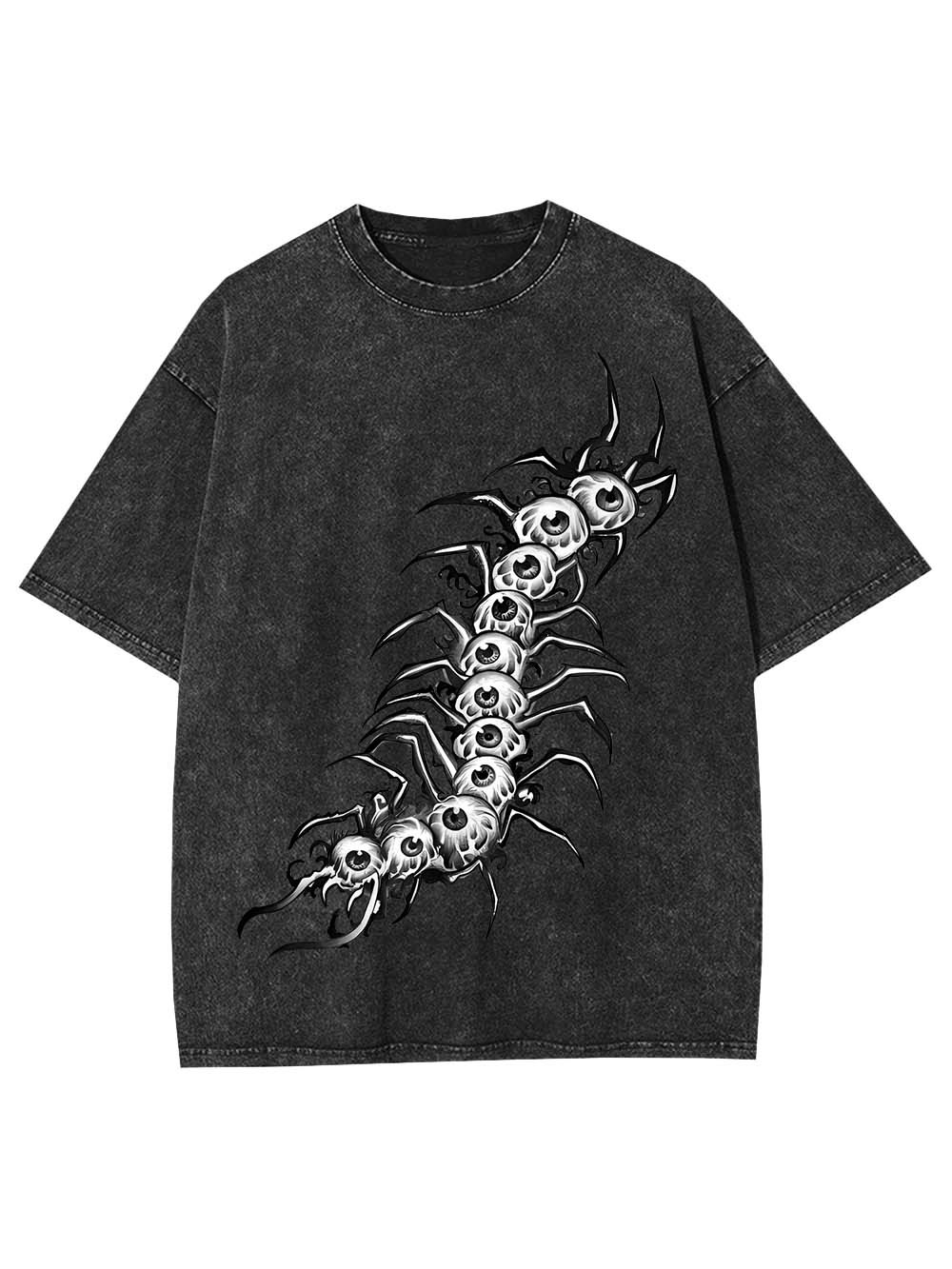 EYEBALL CENTIPEDE WASHED TSHIRT