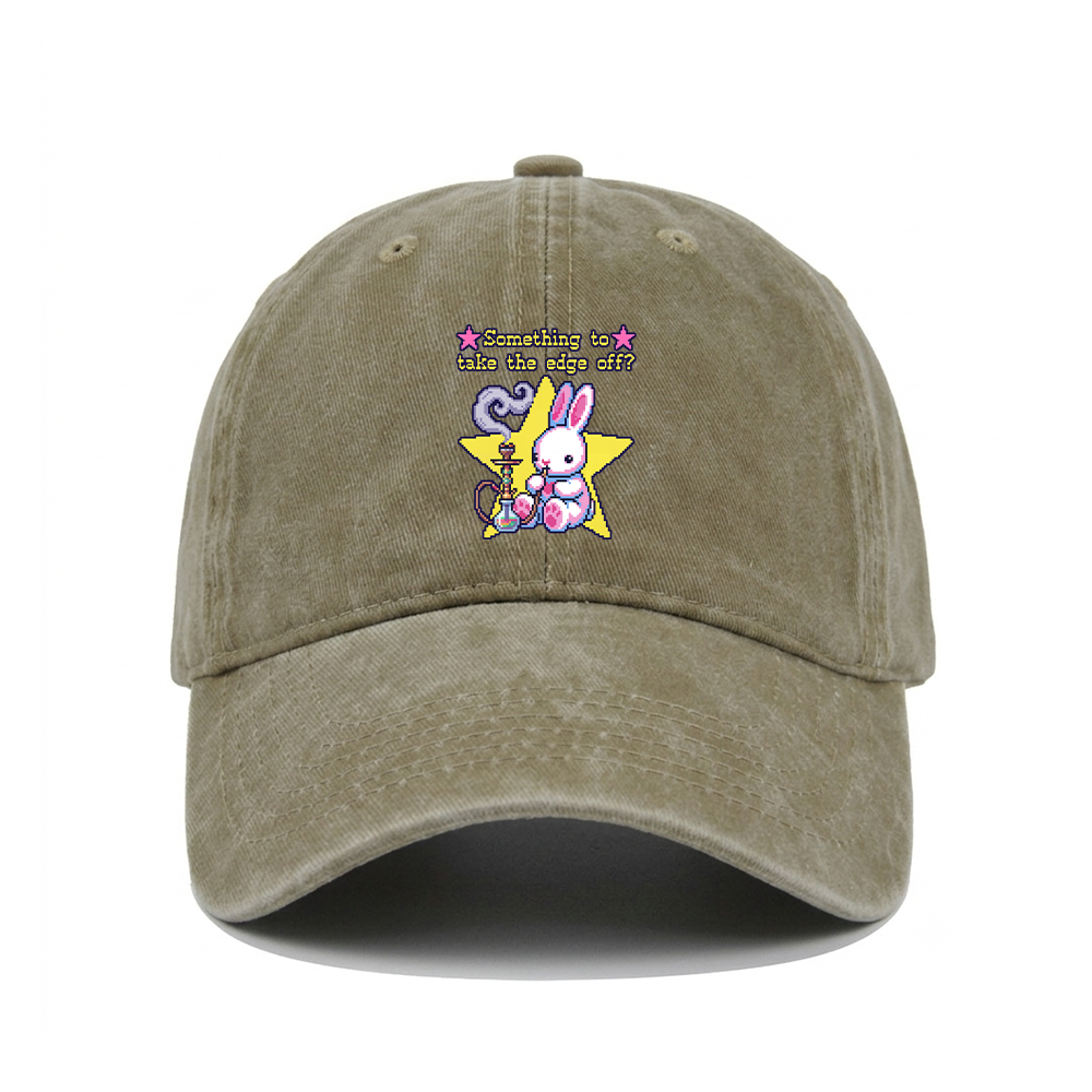 SOMETHING TO TAKE THE EDGE OFF WASHED VINTAGE BASEBALL CAP