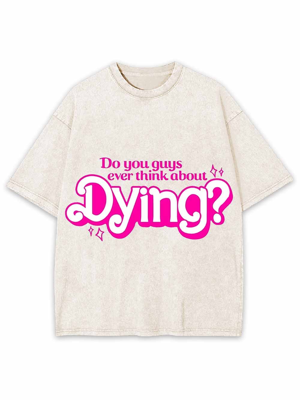 DYING WASHED TSHIRT
