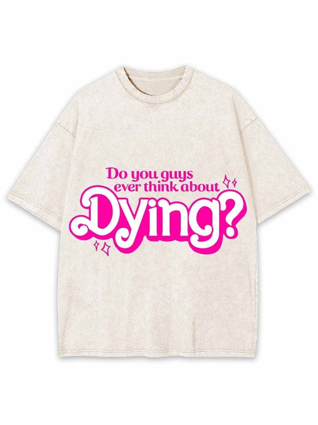DYING WASHED TSHIRT