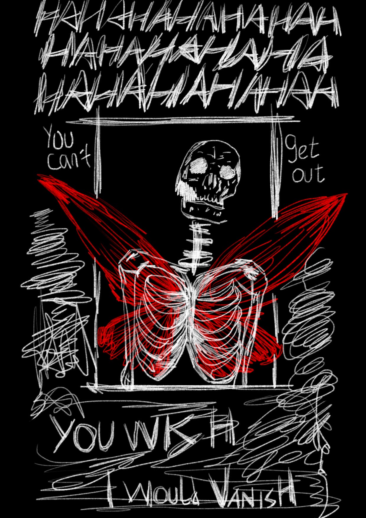 I Would Vanish Washed Tshirt-ClassyOutlaw