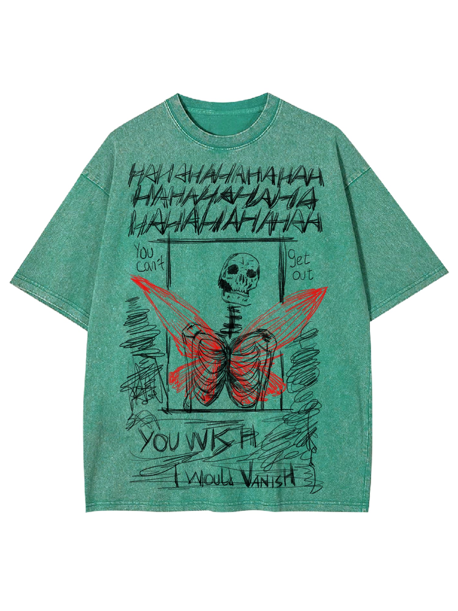 I Would Vanish Washed Tshirt-ClassyOutlaw