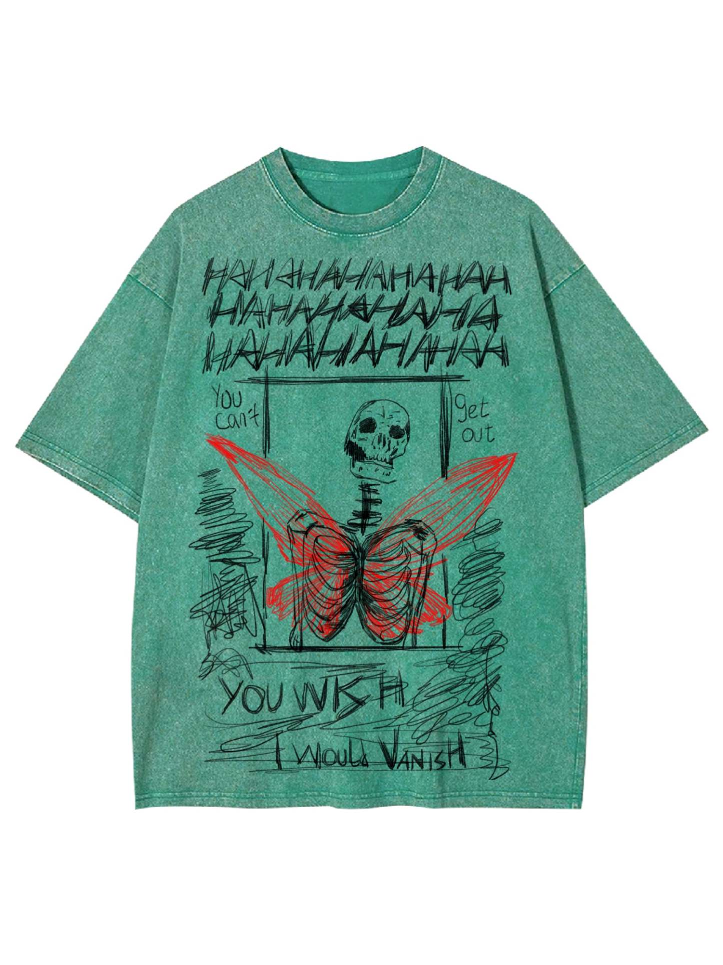 I Would Vanish Washed Tshirt-ClassyOutlaw