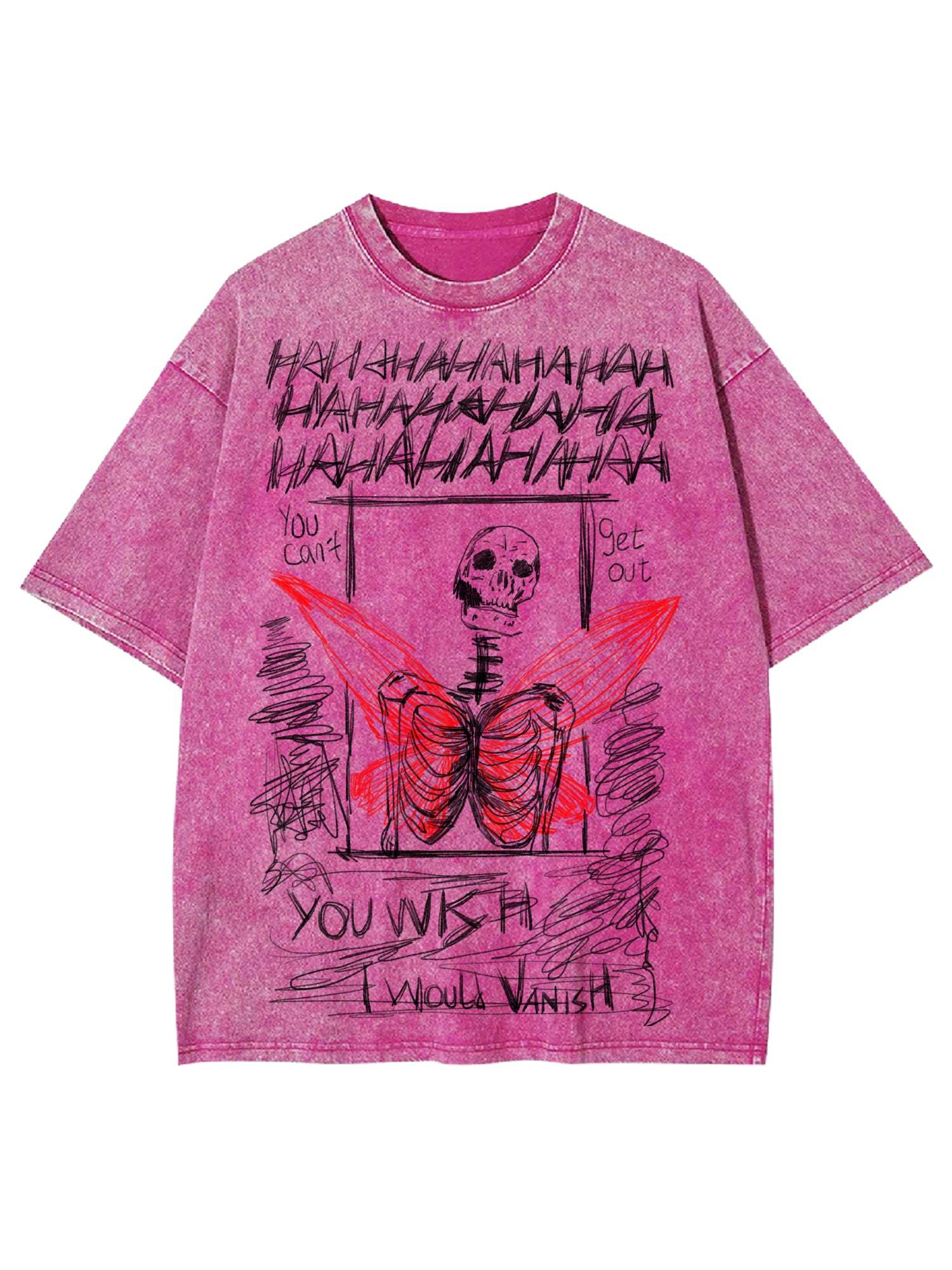 I Would Vanish Washed Tshirt-ClassyOutlaw