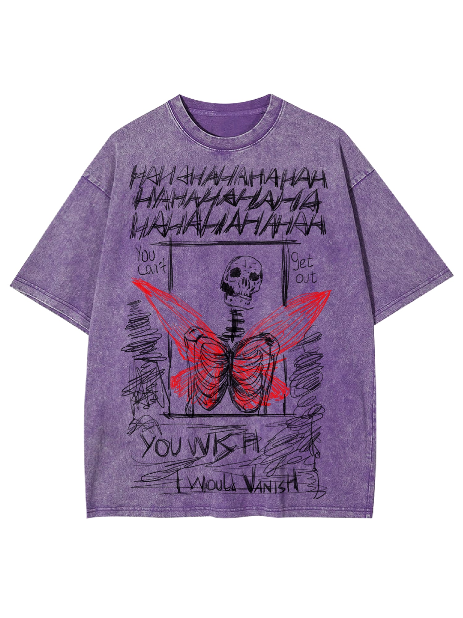 I Would Vanish Washed Tshirt-ClassyOutlaw