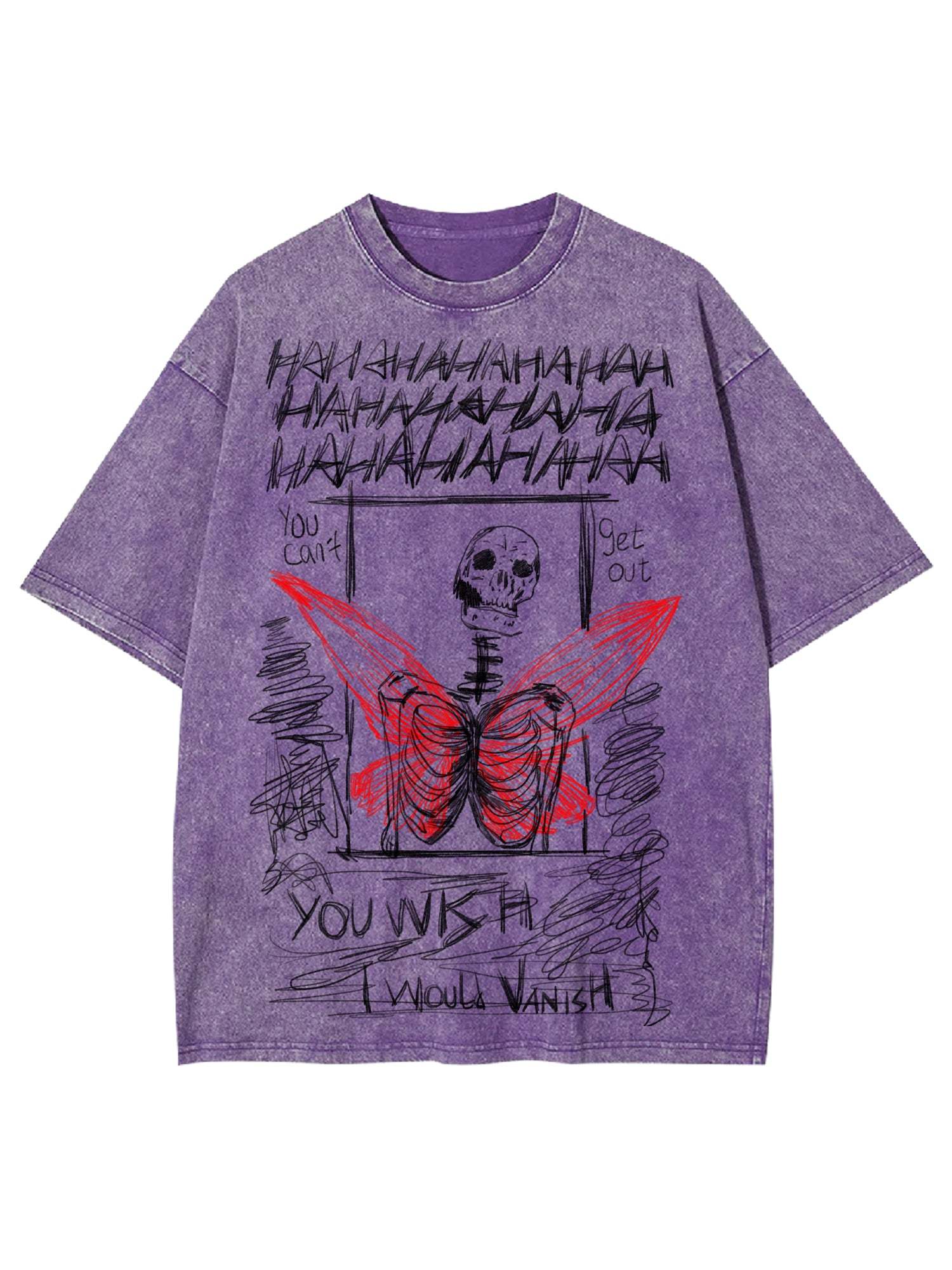I Would Vanish Washed Tshirt-ClassyOutlaw