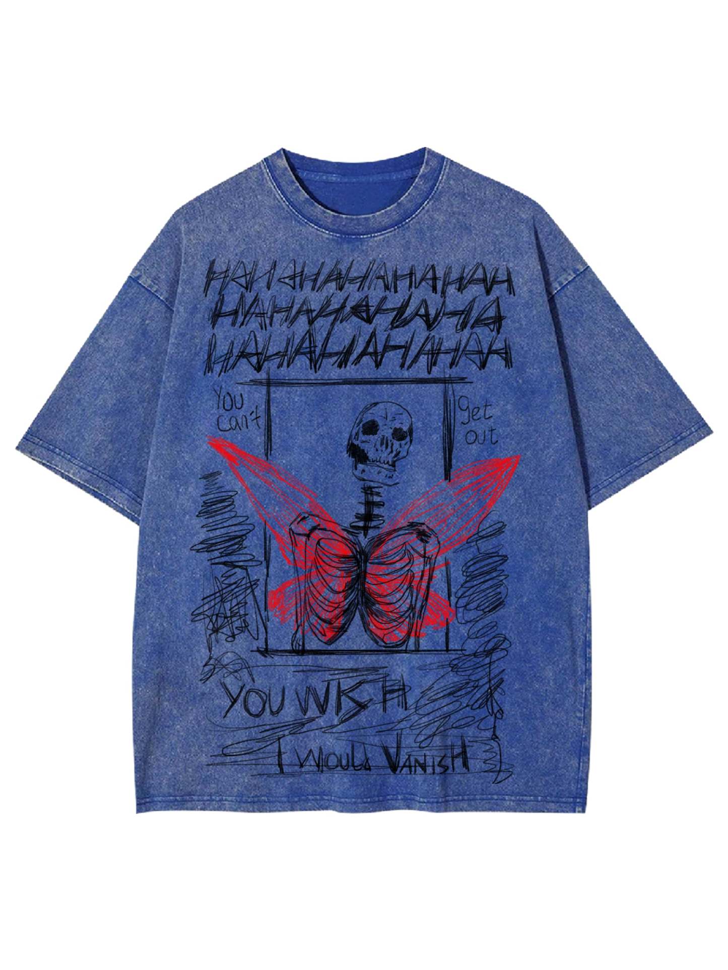 I Would Vanish Washed Tshirt-ClassyOutlaw